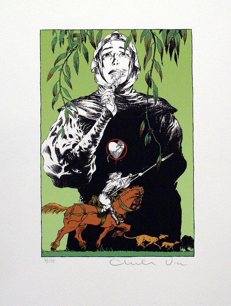 The Hunt art by Charles Vess