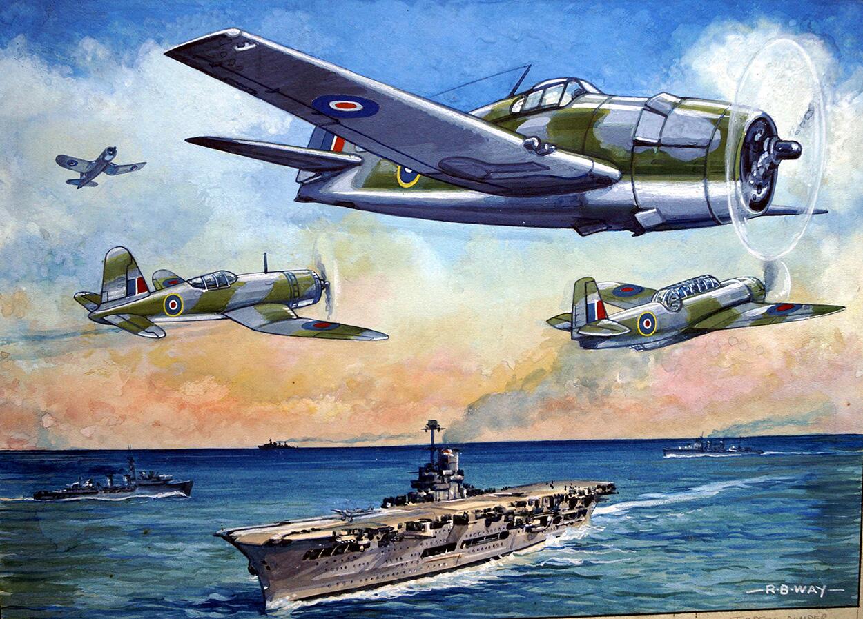 Aeroplanes - Avenger art by Robert Barnard Way