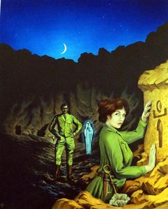 The Curse of the Pharaohs cover art art by Kim Palmer