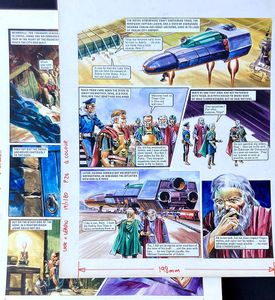 The Trigan Empire: The Waiting Game (19-01-1980) (TWO pages) art by Gerry Wood