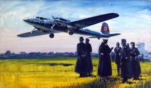 Dornier Do17 art by Graham Coton