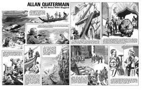 Allan Quatermain Pages 15 and 16 (TWO pages) art by Mike Hubbard