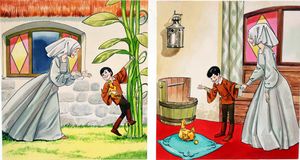 Jack and the Beanstalk: The Goose that Lays the Golden Egg art by Nadir Quinto