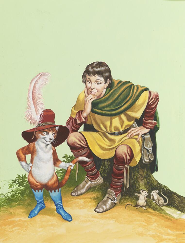 Puss in Boots: Hello There! art by Ron Embleton