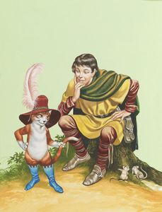 Puss in Boots: Hello There! art by Ron Embleton