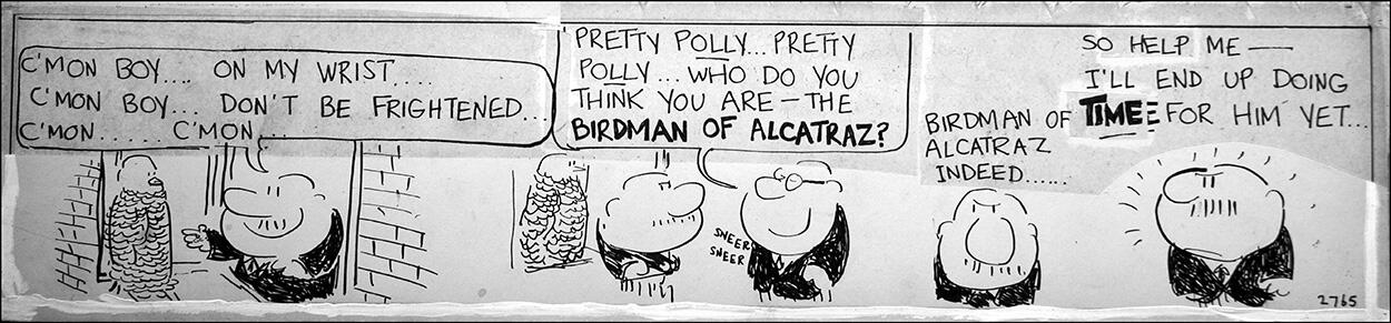 Bristow Daily Strip - Birdman art by Frank Dickens