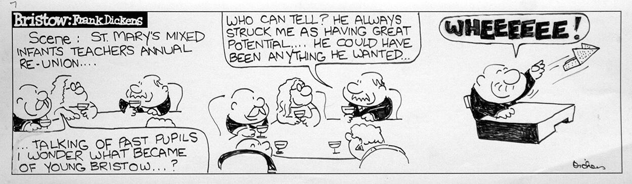 Bristow daily strip: Wasted Potential art by Frank Dickens