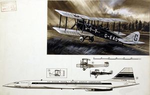 Concorde - Wings Over The World art by Wilf Hardy