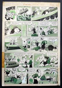 Popeye: Land Sick art by Bill Mevin
