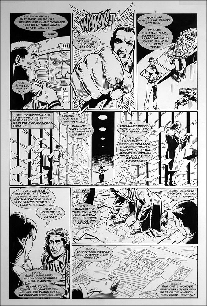 Doctor Who - Final Chapter - Panopticon art by Martin Geraghty and Robin Smith