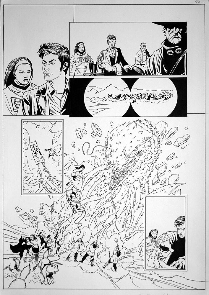 Doctor Who: The First art by Martin Geraghty and David Roach