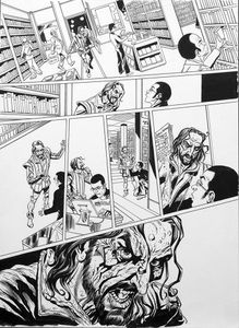 Doctor Who: A Groatsworth of Wit, Part 1 Page 5 art by David Roach and Mike Collins