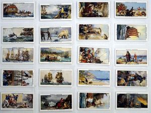 Full Set of 50 Cigarette Cards: Sea Adventures (1939) by Various