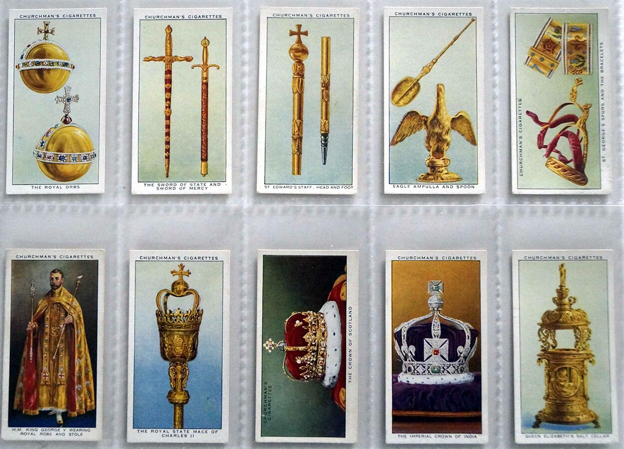 Full Set of 50 Cigarette Cards: The King's Coronation (1937) by Various