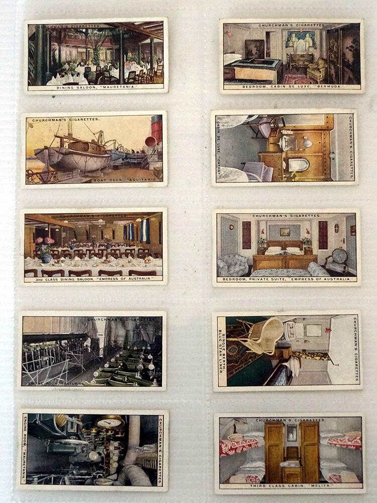 Life On An Ocean Liner   Full set of 25 cards (1930)