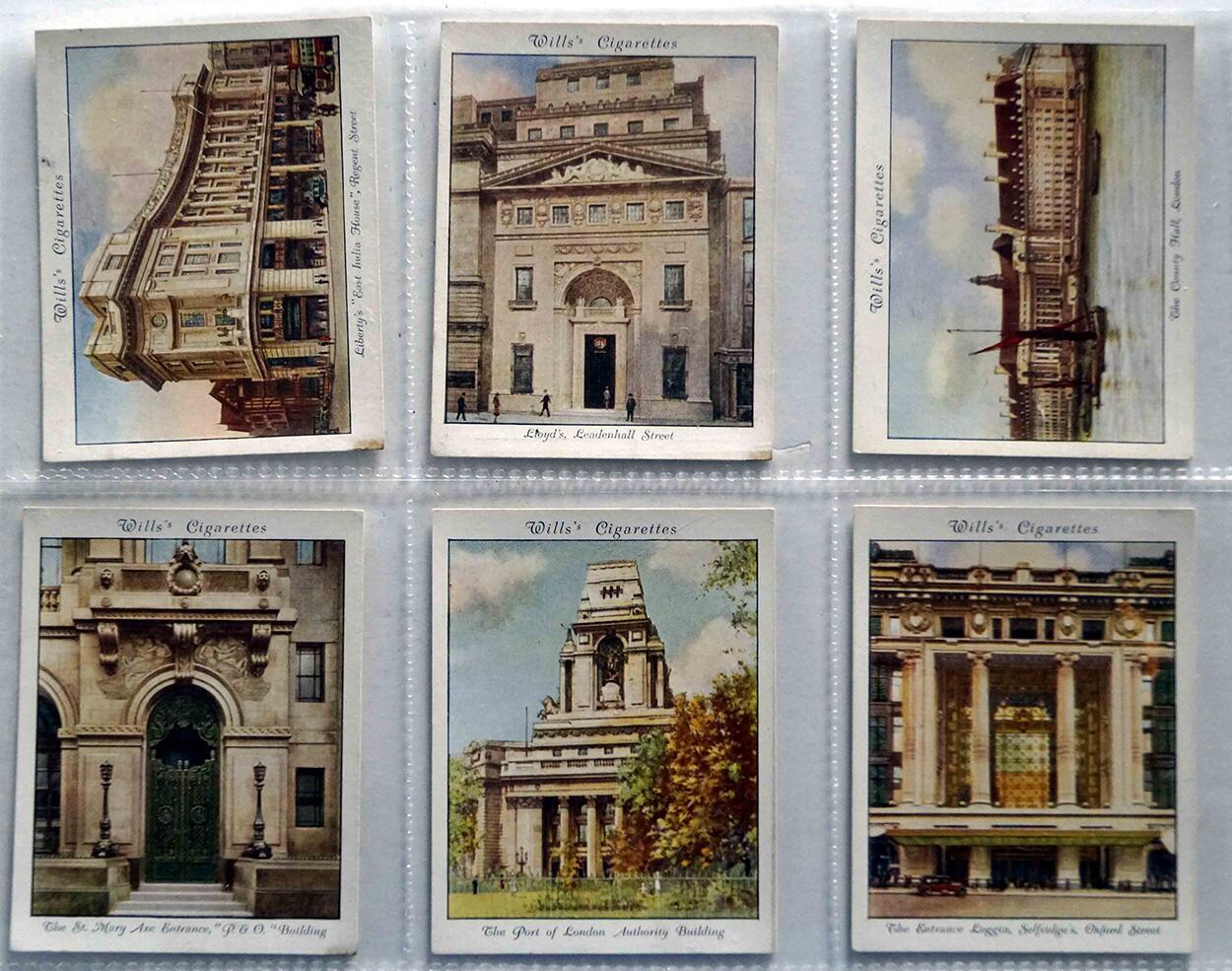 Full Set of 25 Cigarette Cards: Modern Architecture (1931) by Various