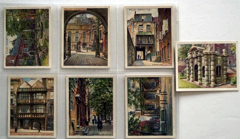 Full Set of 25 Cigarette Cards: Old London (1929) by Various