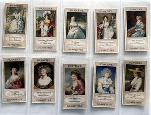 Full Set of 25 Cigarette Cards: Bygone Beauties (1914) by Various