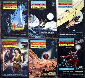 Fantasy & Science Fiction: 1953 - Volume 5, #1 - #6 (6 issues)