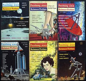 Fantasy & Science Fiction: 1960 - Volume 18, #7 - Volume 19, #6 (6 issues)