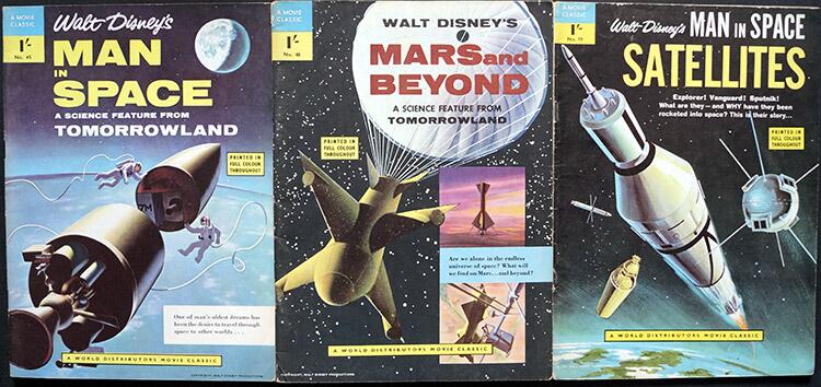 Walt Disney's 'A Science Feature From Tomorrowland': Bundle 12 (UK, 3 issues)