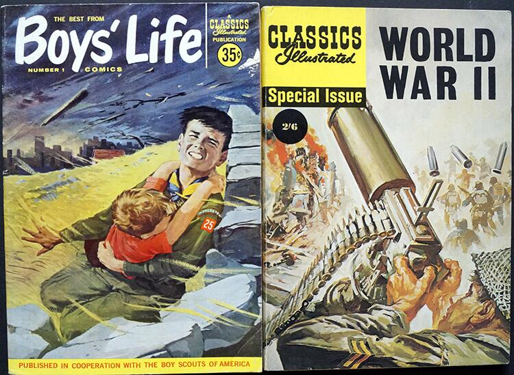 Assorted Classics Illustrated: Bundle 6 (UK Special Issue; USA The Best From Boy's Life #1, 2 issues)