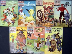 Assorted Classics Illustrated: Bundle 2 (USA Classics Illustrated Junior, 7 issues) by Hans Christian Anderson; L. Frank Baum