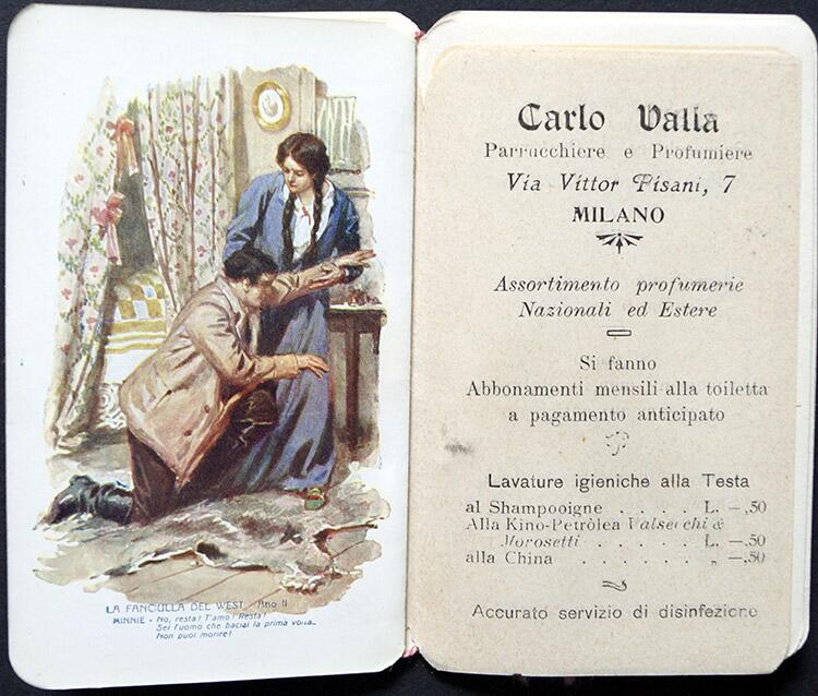 Valsecchi & Morosetti Calendar: 'La Fanciulla del West' (1913)