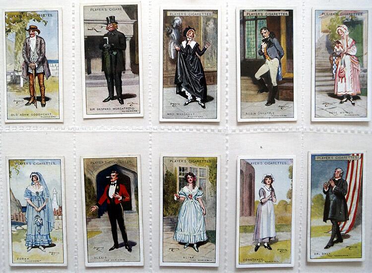 Complete Set of 50 'Gilbert & Sullivan' John Player & Sons Cigarette Cards Second Series (1927)