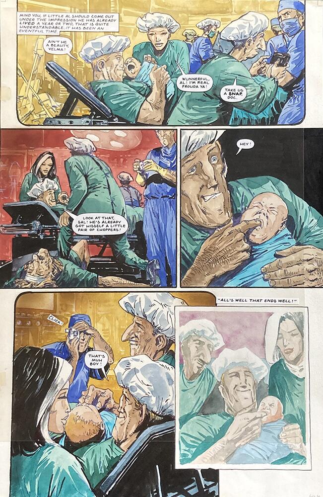 Al's Baby - Family Photo art by Carlos Ezquerra