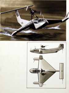 Fokker X-113 AM art by Wilf Hardy
