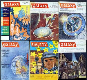 Galaxy Science Fiction: 1965 (COMPLETE) by Cordwainer Smith, Frank Herbert, J. T. McIntosh, James H. Schmitz, Isaac Asimov, John Brunner, Robert Silve
