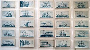 Full Set of 25 Cigarette Cards Old Ships (Third Series) (1936) by Various
