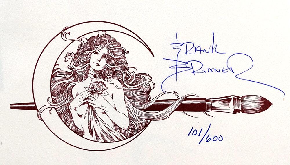 signature, Eyes Of Light: Fantasy Drawings of Frank Brunner