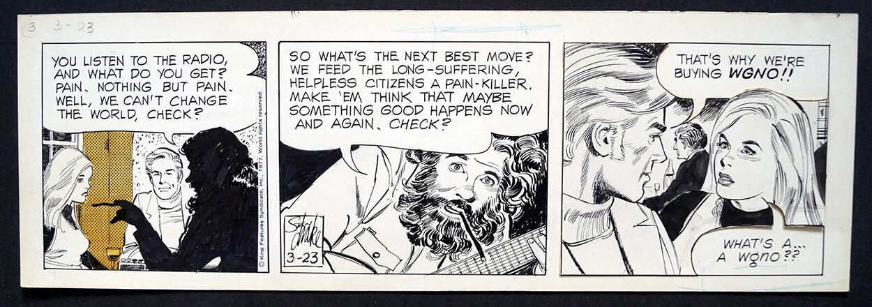The Heart Of Juliet Jones: 23rd March 1977 art by Stan Drake