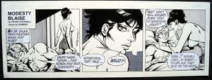 Modesty Blaise Daily Strip #8950 art by Enric Badia Romero