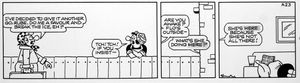 Andy Capp daily strip 27th January 1992 art by Reg Smythe