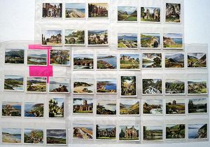 Complete Set of 48 'Holidays In Britain' W. A. & A. C. Churchman Cigarette Cards (1937)