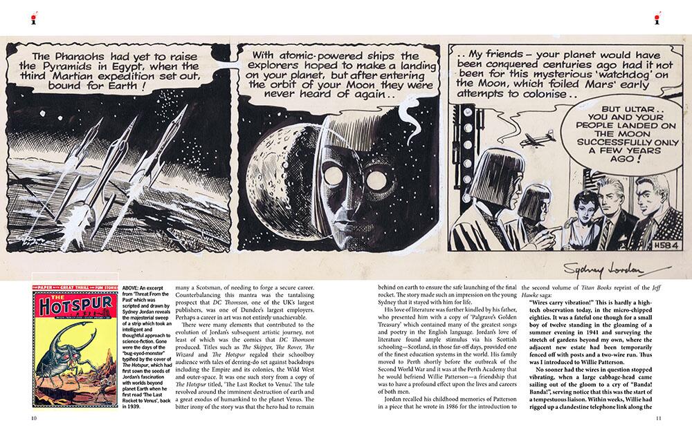 The Art of Sydney Jordan / The Art of Jim Holdaway (illustrators Special #10) by Peter Richardson (editor), Brian Bolland (foreword)
