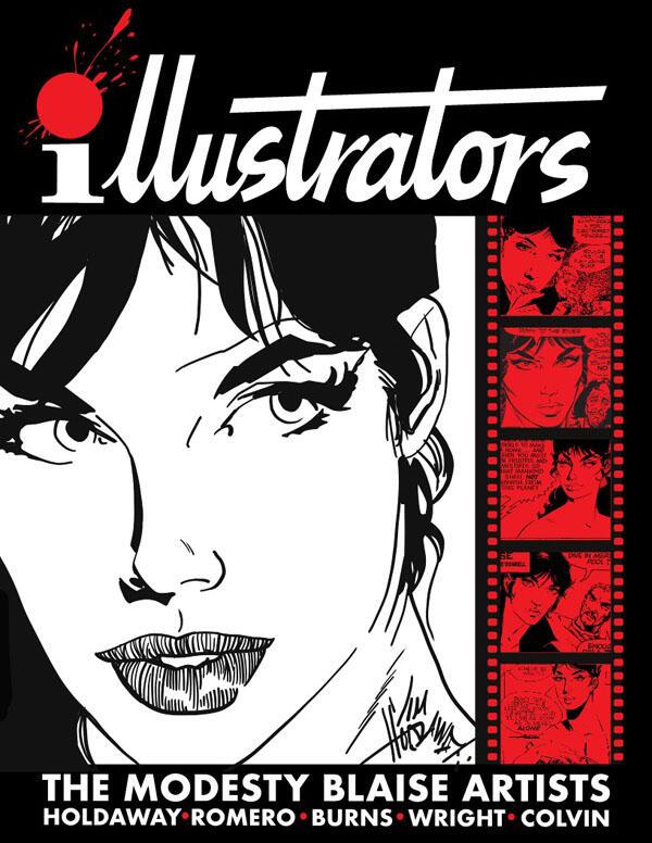 Back cover, The Modesty Blaise Artists (Illustrators Special #16 Hardcover Edition)