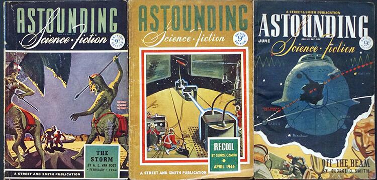 Astounding SF (UK) 1944 - Set 1 (3 issues)