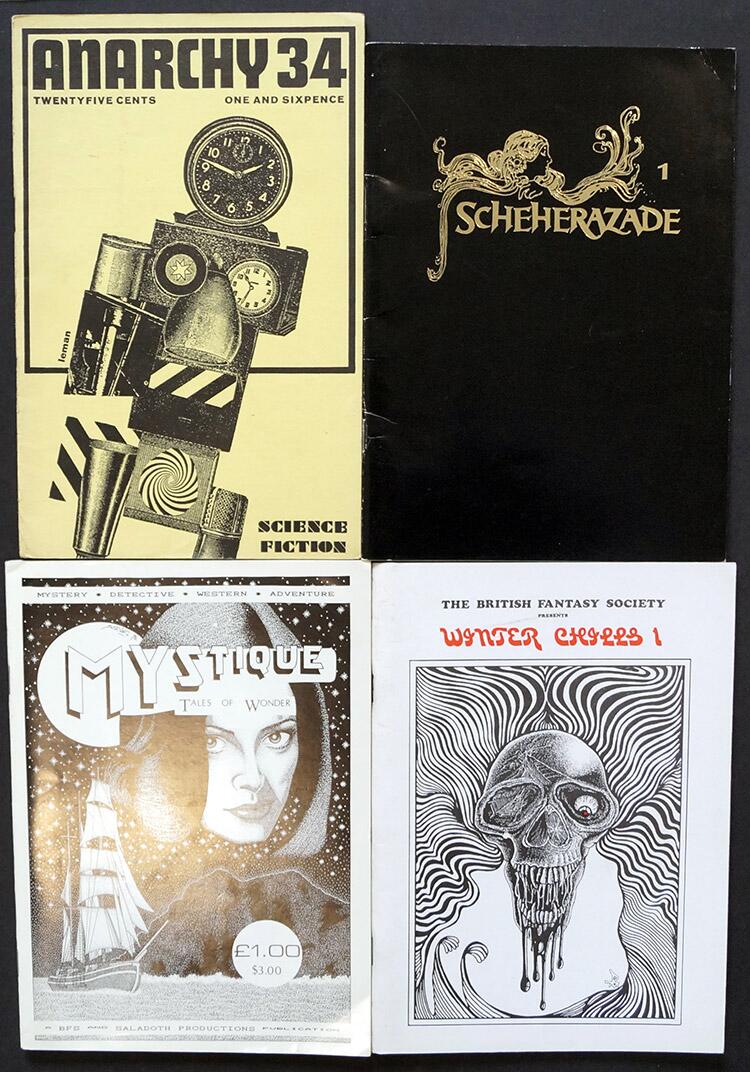 Assorted Fanzines: Science Fiction, Fantasy, Mystery (4 ZINES)