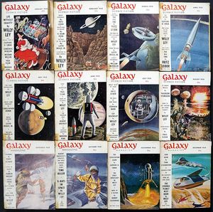 Galaxy Science Fiction: 1958 (COMPLETE) by Stephen Barr, Isaac Asimov, Willy Ley, Robert Silverberg, Fritz Leiber, Lloyd Biggle Jnr, Paul Fleur, Richa