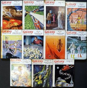 Galaxy Science Fiction: 1954 (11 ISSUES) by James Blish, Frederik Pohl, William Tenn, Philip K. Dick, James E. Gunn, Winston Marks, Kurt Vonnegut Jnr,