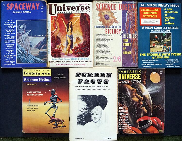 Assorted Sci-Fi Magazines: Collection 8 (USA: 7 issues)