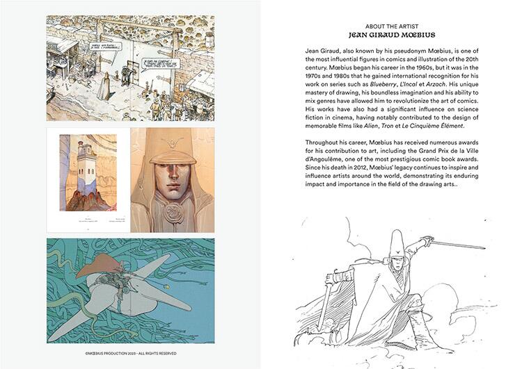Le Petit Panthéon Moebius: The Arzak Art Book by Moebius