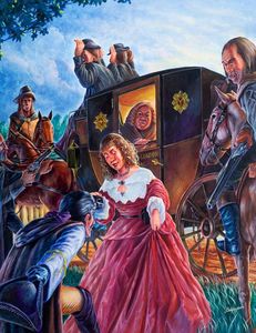Claude Duval, Highwayman art by John B Higgins