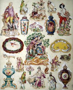 Chelsea China art by 20th Century unidentified artist
