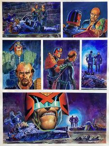 Judge Dredd Megazine #43 Page 10 art by Manuel Benet