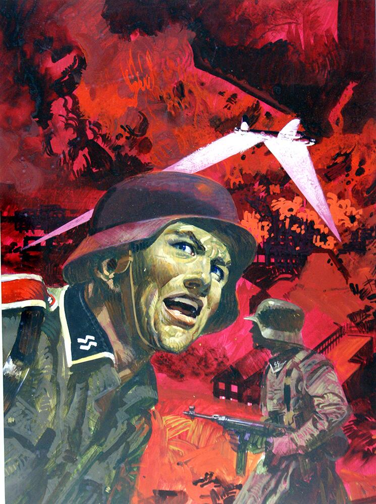 Air Ace Picture Library cover #387  'The Outsider' art by Alessandro Biffignandi